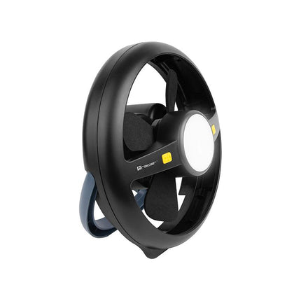 Tracer 3 in 1 Draagbare Kampeerlamp Met Ventilator 100 Lumen - Met Ingebouwde Oplaadbare Batterij - Te Gebruiken Als Powerbank - Outdoor Verlichting - Camping Accessoire - Tent Ventilator
