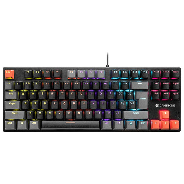 Tracer Gamezone Blade 87 - Mechanisch Gaming Toetsenbord - Multikleur Achtergrondverlichting - QWERTY - Zwart