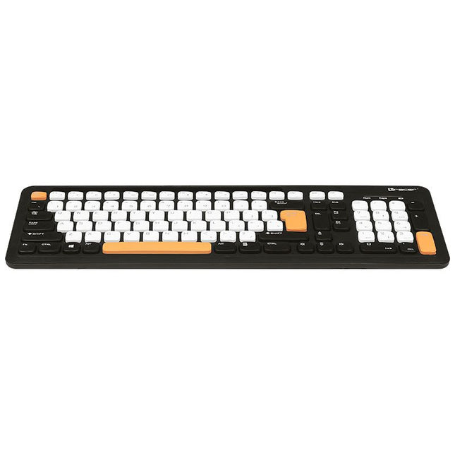 Tracer Greg RF Draadloos Toetsenbord - Tablet/Telefoon Uitsparing - QWERTY - Slank Design - Zwart