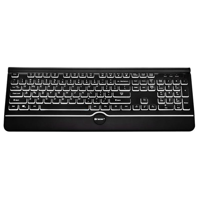 Tracer Ofis Pro USB Bedraad Toetsenbord met Witte Achtergrondverlichting - Qwerty - Zwart