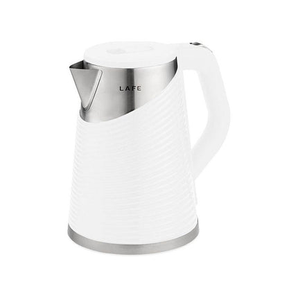 Lafe Dubbelwandige Elektrische waterkoker Cool Touch Elegant Wit 1,8L 1800W
