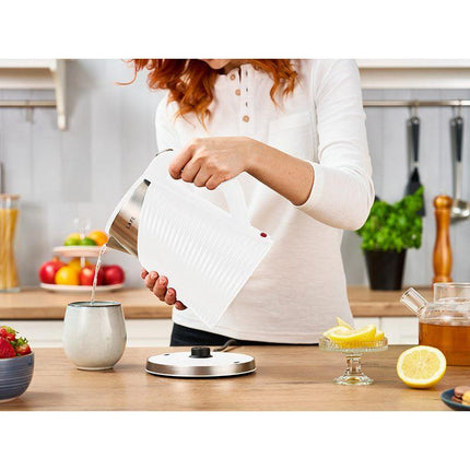 Lafe Dubbelwandige Elektrische waterkoker Cool Touch Elegant Wit 1,8L 1800W