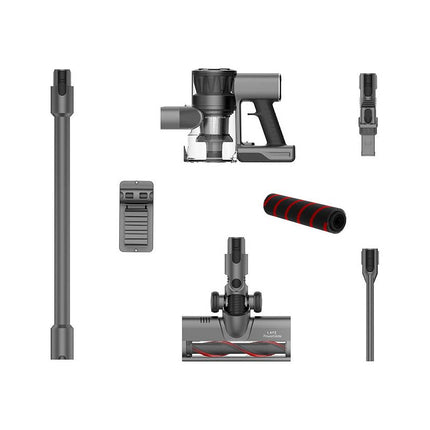 Lafe PowerGlide 2 in 1 Snoerloze Steelstofzuiger Met LED Verlichting 200W - 2200 mAh 35min Werkingstijd - 0,5L Zakloze Tankinhoud - Multi-Cycloonfiltratiesysteem - Zwart