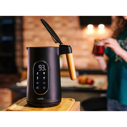 Lafe KettleX Pro Dubbelwandige Elektrische Waterkoker Met Temperatuurregeling 1.7L 2200W - Zwart