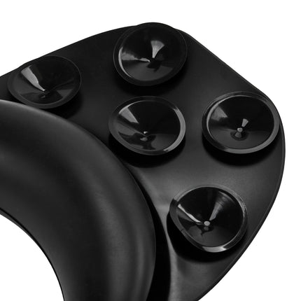 Siliconen Neksteun voor Kapperswastafel – Zwart – Comfort Nekbeschermer met Zuignap – Universele Hoes voor Kapperswasbak