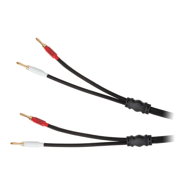 Kruger&Matz Luidspreker kabel 3 meter (banana plug) KM0334