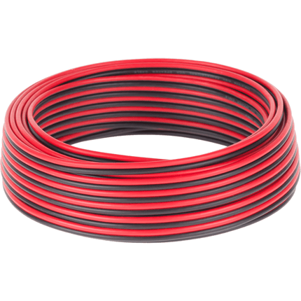 Cable tech speaker kabel luidsprekersnoer CCA rood / zwart 2x 0.75mm 10m