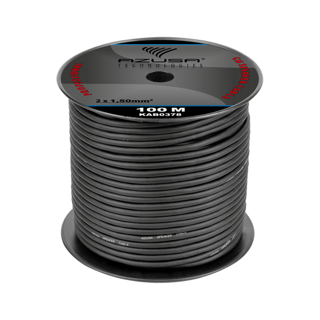 Speaker Kabel 1.5 mm² Ronde Katoen Gevlochten CU Koper KAB0378 – Luidsprekerkabel Premium – Audio Kabel AZUSA