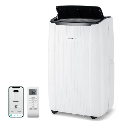 Mobiele Airco 14000 BTU met Verwarming & Wifi – Voor Ruimtes tot 45 m² – Airconditioner met Afstandsbediening
