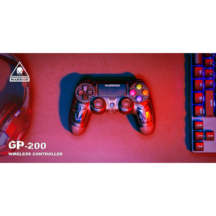 Krüger & Matz Warrior GP-200 Draadloze controller voor PS4 en PC zwart KM0771