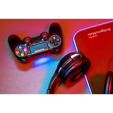 Krüger & Matz Warrior GP-200 Draadloze controller voor PS4 en PC zwart KM0771