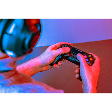 Krüger & Matz Warrior GP-200 Draadloze controller voor PS4 en PC zwart KM0771