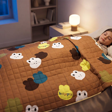 Verzwaringsdeken Kind 4 kg 100x150 cm – Katoen met Hoes – Konijnen