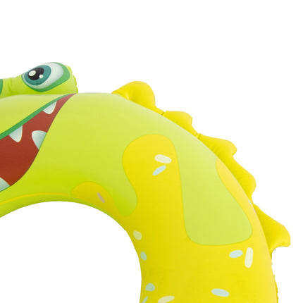 Sunclub Krokodil Zwemband Kinderen 56 cm – Opblaasbare Zwemband 4-8 Jaar