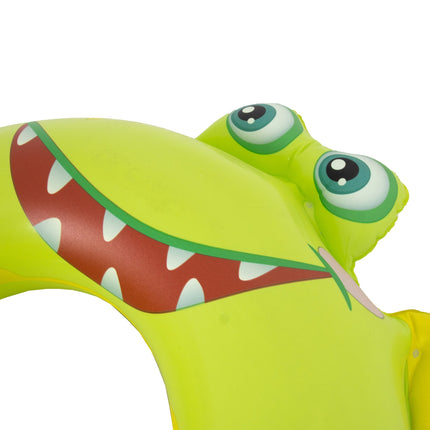 Sunclub Krokodil Zwemband Kinderen 56 cm – Opblaasbare Zwemband 4-8 Jaar