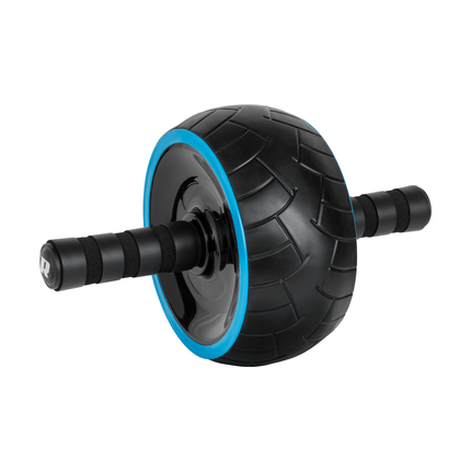 Rebel Active Fitness Roller Ab Roller Enkel Wiel - Buikspierwiel - Trainingswiel - Incl Kniemat - Ab Wheel - Buikspierwiel - Zwart