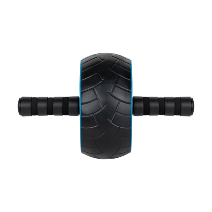 Rebel Active Fitness Roller Ab Roller Enkel Wiel - Buikspierwiel - Trainingswiel - Incl Kniemat - Ab Wheel - Buikspierwiel - Zwart