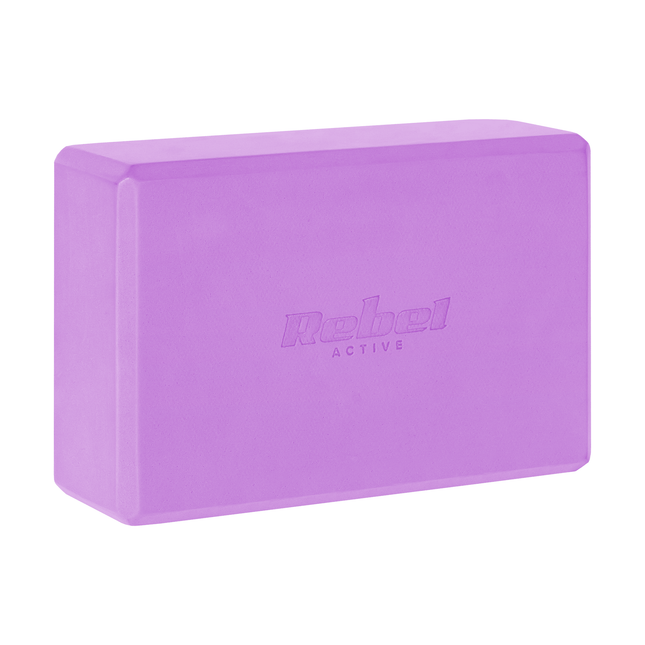 Rebel Active Yogakubus - EVA-schuim 120g - Paars Yogablok 76 x 152 x 229 mm