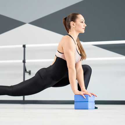 Rebel Active Yogakubus - EVA-schuim 120g - Blauw Yogablok 76 x 152 x 229 mm
