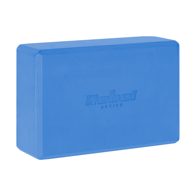 Rebel Active Yogakubus - EVA-schuim 120g - Blauw Yogablok 76 x 152 x 229 mm