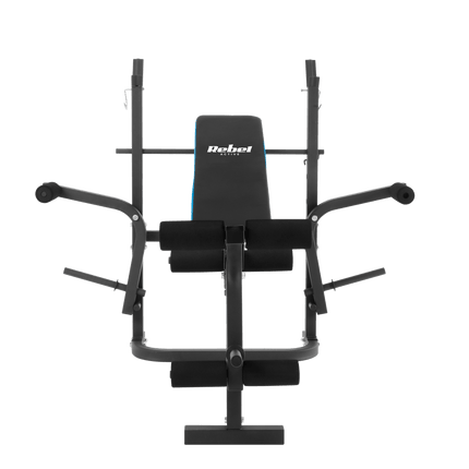 Rebel Active Verstelbare Multifunctionele Halterbank - Trainingsbank - Fitnessbank - Bench Press - Verstelbaar - Inklapbaar