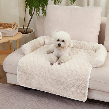 Hondenmand 55x70 cm – Hondenkussen & Bankbeschermer – Beige