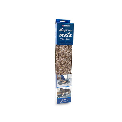 Magic mat extreem absorberende schoonloopmat met antislip 75 x 45 x 4 cm beige