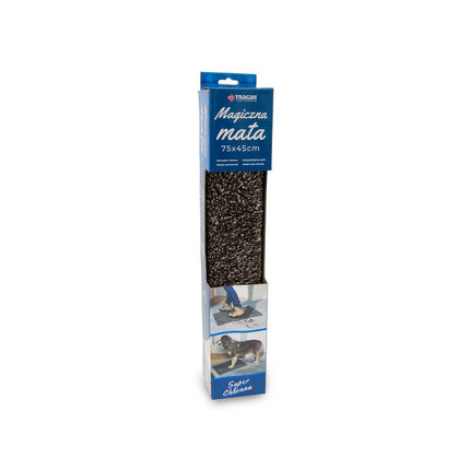 Magic mat extreem absorberende schoonloopmat met antislip 75 x 45 x 4 cm bruin