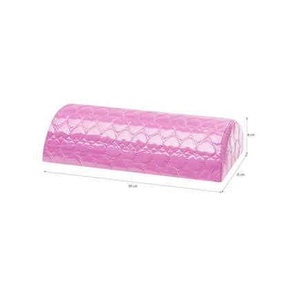 Activeshop Manicure Kussen - Armsteun Nagelstyliste Handkussen - Manicure Tafel Kussen - Hartjesmotief Roze