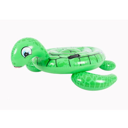 SunClub Schildpad Zwemband XXL – Opblaasbare Schildpad Zwemring 134 cm – Met Handgrepen – Max. 100 kg