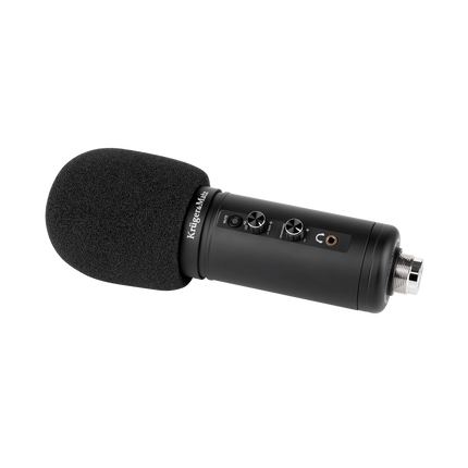 Krüger&Matz KM0765 - Warrior GV-100 Gaming en/of vlogmicrofoon, zwart