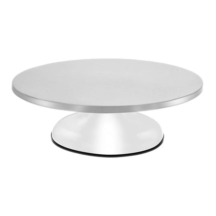 Draaibaar Taartplateau 30 cm – RVS Draaiplateau voor Taart – 360° – Tot 20 kg