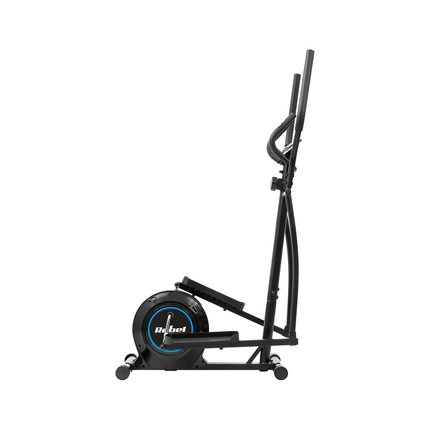 Rebel Active Magnetische Crosstrainer - Elliptische Trainer LCD-Display Hartslagsensoren 8 Weerstandsniveaus – Zwart