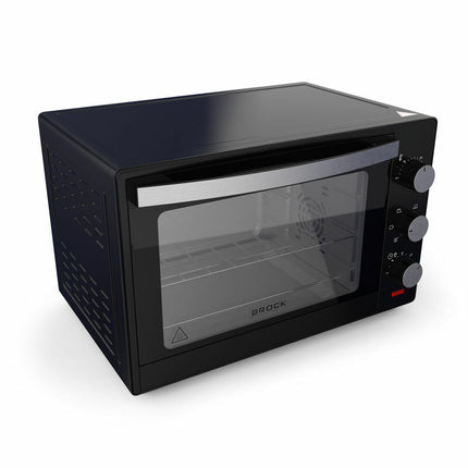 Brock Electronics Elektrische Mini Oven 30L – Vrijstaande Convectie Grill Oven 1600W - Zwart