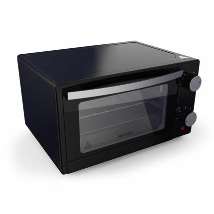 Brock Electronics Elektrische Mini Oven 9L 100-230 ℃ - Vrijstaande Oven - 650W - Zwart