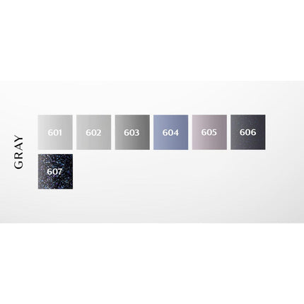Ocho Nails grijze hybride nagellak 601 Gellak 5 g - Koel neutraal grijs - Professionele gel polish met intense glans tot 3 weken
