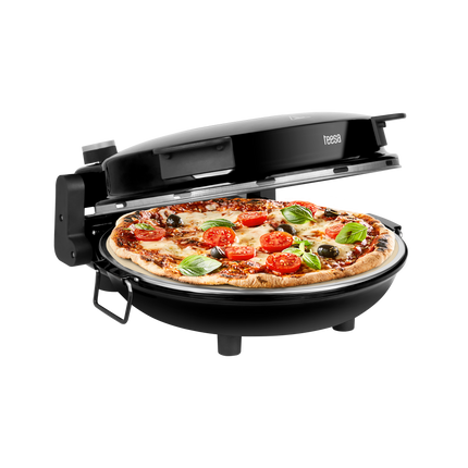 Teesa Supreme Pizzaoven - Thuis Zelfgemaakte Pizza Maken - Zwart