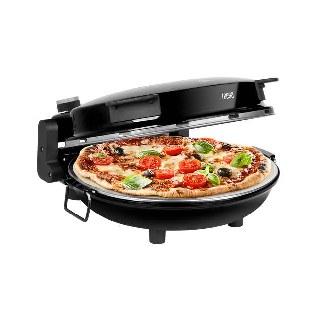 Teesa Supreme Pizzaoven - Thuis Zelfgemaakte Pizza Maken - Zwart