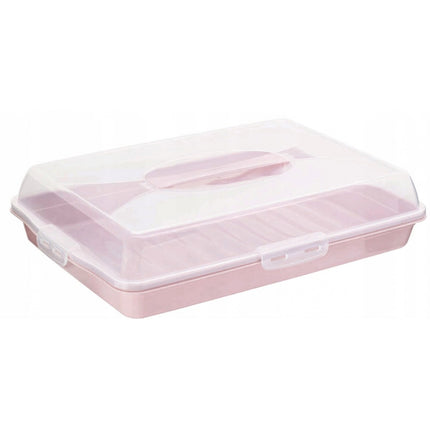 Lock & fresh rechthoekige taart en cake transport doos /bewaarbox 45cm assorti