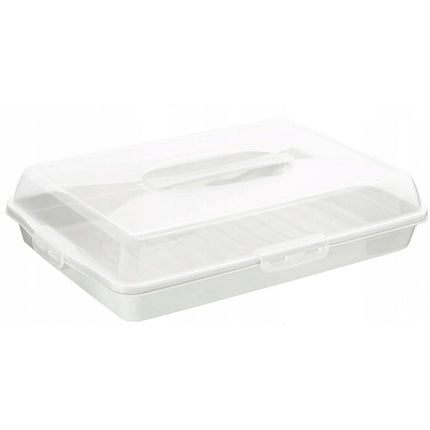 Lock & fresh rechthoekige taart en cake transport doos /bewaarbox 45cm assorti