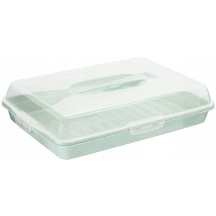 Lock & fresh rechthoekige taart en cake transport doos /bewaarbox 45cm assorti
