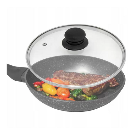Pannendeksel 18 cm van Glas – Universeel Glazen Deksel voor Kookpan, Steelpan en Sauspan