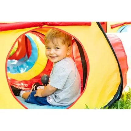 Speeltent Kinderen 3-in-1 – Tipi, Kruiptunnel & Speelhuisje – Binnen & Buiten