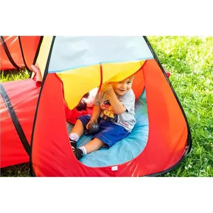 Speeltent Kinderen 3-in-1 – Tipi, Kruiptunnel & Speelhuisje – Binnen & Buiten