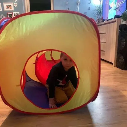 Speeltent Kinderen 3-in-1 – Tipi, Kruiptunnel & Speelhuisje – Binnen & Buiten