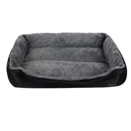 Hondenmand & Kattenmand Maat L – Wasbaar Dierenbed 65 x 50 cm – Grijs/Zwart
