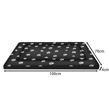 Hondenmand XXL 100 x 70 cm – Groot Hondenbed met Afneembare Wasbare Hoes