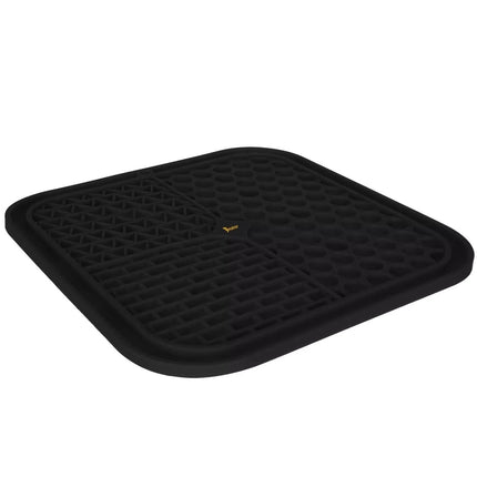 Likmat Hond 20 x 20 cm – Slow Feeder met Zuignappen – Siliconen