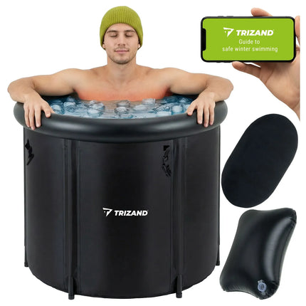 IJsbad 320 Liter – Opvouwbaar IJsbad voor Volwassenen – 5-Laags Geïsoleerd – Inclusief Hoes