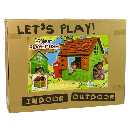 My First Playhouse Speelhuisje voor Buiten en Binnen - Groen - 90 x 98 x 106 cm - Maximale belasting: 25 kg